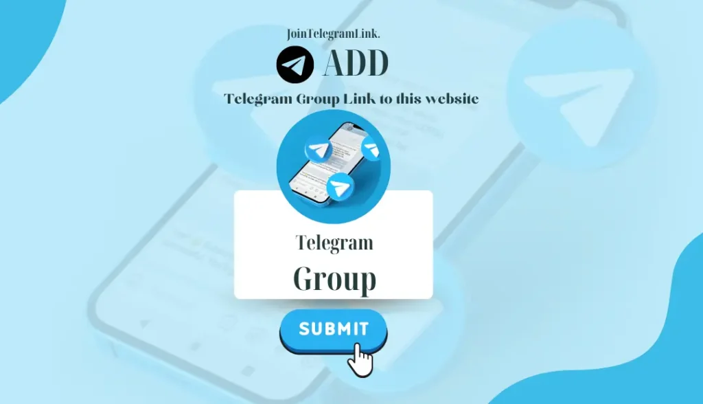 Add Telegram Group Link