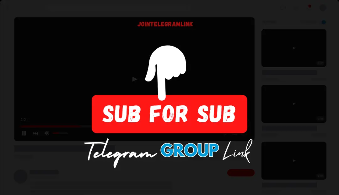 Sub for Sub Telegram Group Link
