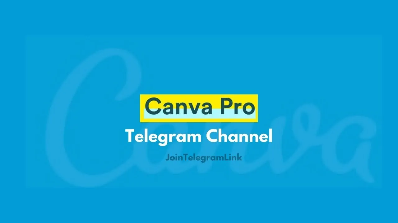 Canva Premium Telegram Channel